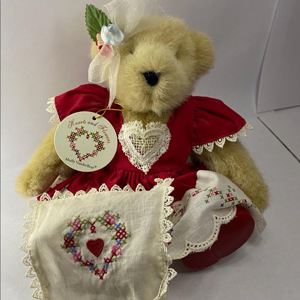 “Hearts and Flowers” Muffy Vanderbear